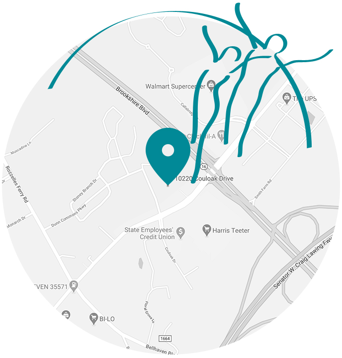 Omni Wellness Center map with logo